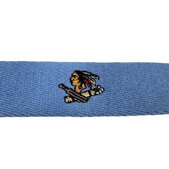 Philadelphia Cricket Country Club Golf Course Belt Women’s 30 Blue Embroidered